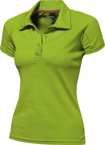 Polo publicitaire de sport manches courtes pour femmes Game Vert pomme