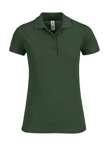 Polo femme safran timeless personnalisé | Safran Timeless women Polo Bottle Green