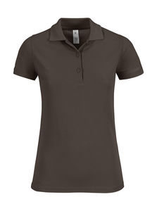 Polo femme safran timeless personnalisé | Safran Timeless women Polo Brown