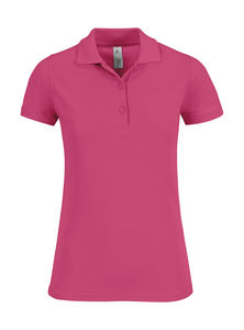 Polo femme safran timeless personnalisé | Safran Timeless women Polo Fuchsia