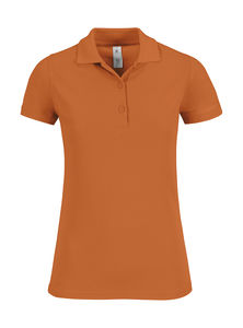 Polo femme safran timeless personnalisé | Safran Timeless women Polo Pumpkin Orange