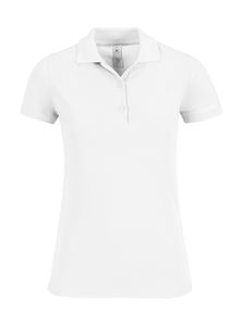 Polo femme safran timeless personnalisé | Safran Timeless women Polo White