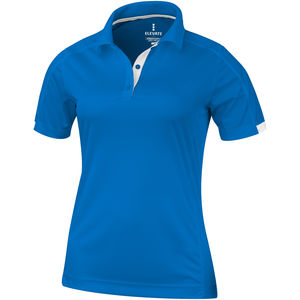 Polo publicitaire cool fit manches courtes pour femmes Kiso Bleu