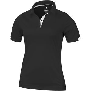 Polo publicitaire cool fit manches courtes pour femmes Kiso Noir