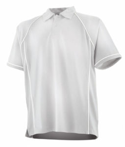 Polos publicitaires PERFORMANCE POLO MEN LV370 White