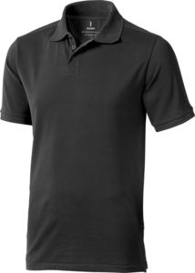 Polo personnalisé manches courtes pour hommes Calgary Anthracite