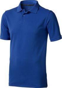 Polo personnalisé manches courtes pour hommes Calgary Bleu
