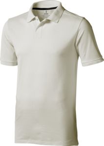 Polo personnalisé manches courtes pour hommes Calgary Gris Clair