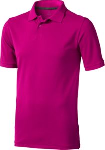 Polo personnalisé manches courtes pour hommes Calgary Magenta