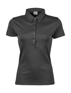 Polo publicitaire femme manches courtes | Solberg Dark Grey