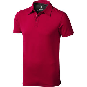 Polo publicitaire stretch manches courtes pour hommes Markham Rouge