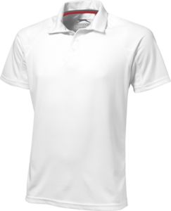 Polo personnalisé de sport manches courtes pour hommes Game Blanc