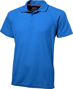 Polo personnalisé de sport manches courtes pour hommes Game Bleu ciel