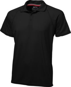 Polo personnalisé de sport manches courtes pour hommes Game Noir