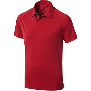 Polo personnalisé cool fit manches courtes pour hommes Ottawa Rouge