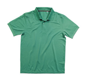 Polo publicitaire homme manches courtes | Active Piqué Polo Bahama Green