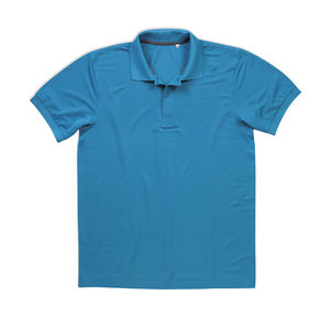 Polo publicitaire homme manches courtes | Active Piqué Polo Hawaii Blue