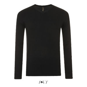 Pull personnalisé col v homme | Glory Men Noir