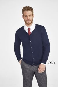 Cardigan publicitaire homme col v | Griffith