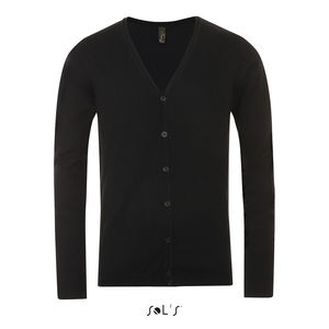 Cardigan publicitaire homme col v | Griffith Noir