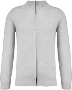 Pull-Gilet personnalisé | Polygonia Light grey heather