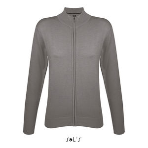 Gilet publicitaire femme zippé | Gordon Women Gris moyen