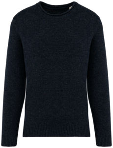 Pull à capuche coton et lyocell homme publicitaire Deep Indigo Heather