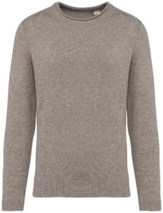 Pull à capuche coton et lyocell homme publicitaire Gravel Heather