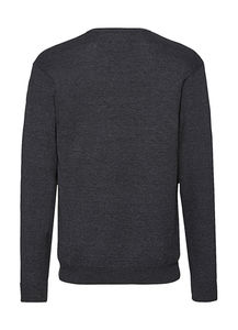 Pullover homme col v publicitaire | Buckman Charcoal Marl