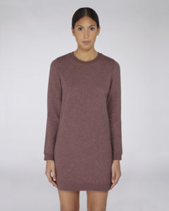 Robe sweat-shirt | Stella Kicks Black Heather Cranberry