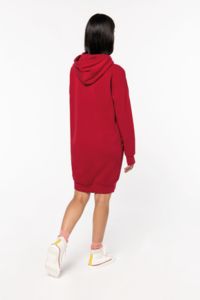 Robe sweat-shirt personnalisé bio à capuche femme 10