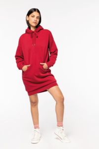 Robe sweat-shirt personnalisé bio à capuche femme 9