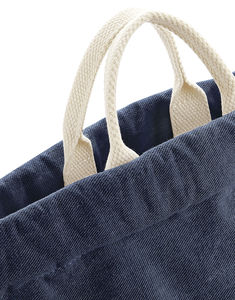 Sac à dos publicitaire | Denim Gymsac Denim Blue