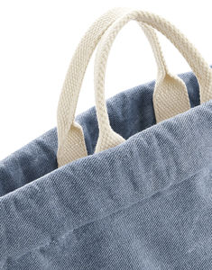 Sac à dos publicitaire | Denim Gymsac Light Denim
