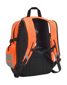 Sac à dos personnalisé avec détails réfléchissants | Hi-Vis Hi Vis Orange