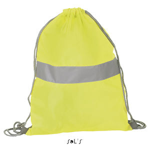 Sac à dos publicitaire bande réfléchissante | Reflect Jaune fluo