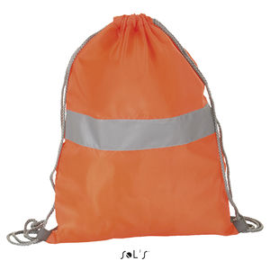 Sac à dos publicitaire bande réfléchissante | Reflect Orange fluo