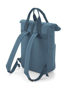Sac à dos publicitaire | Twin Handle Roll-Top Backpack Airforce Blue