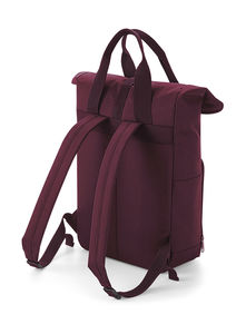Sac à dos publicitaire | Twin Handle Roll-Top Backpack Burgundy