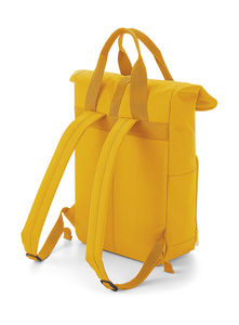 Sac à dos publicitaire | Twin Handle Roll-Top Backpack Mustard