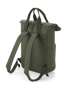 Sac à dos publicitaire | Twin Handle Roll-Top Backpack Olive Green