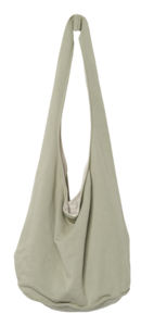 Sac bandoulière en molleton Almond green