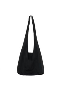 Sac bandoulière en molleton Black