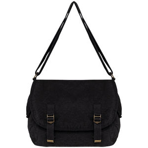 Sac besace personnalisé bio délavé Washed Black