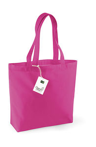 Sac coton bio shopping publicitaire | Laramie Fuchsia