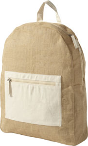 Sac à dos personnalisé|Jute Naturel