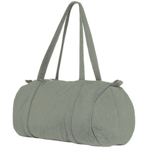 Sac polochon publicitaire en molleton Almond green