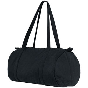 Sac polochon publicitaire en molleton Black