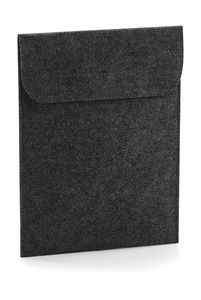 Sac pour ordinateur portable publicitaire | Felt iPad® Slip Charcoal Melange