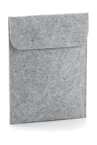 Sac pour ordinateur portable publicitaire | Felt iPad® Slip Grey Melange